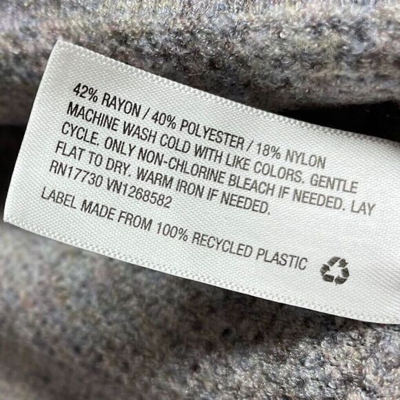 ISABEL MATERNITY Sweater Womens XS Waffle-Knit Pullover Bell Sleeve Bows Stretch - Picture 10 of 10